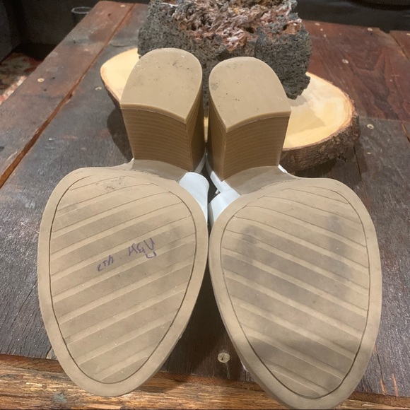 Sz 7 -QUPID- PEEP TOE SLINGBACK MULE SANDAL- EXCELLENT CONDITION -A1 - Picture 7 of 7